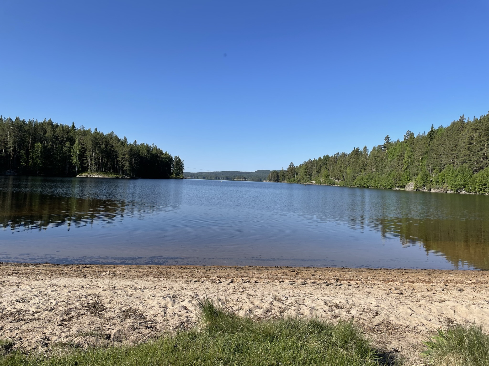strand ved rømsjoen